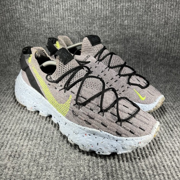 Nike Space Hippie 04 Men's Size 12.5 Grey Volt Blue Green Shoes CZ6398-001 - Picture 2 of 10